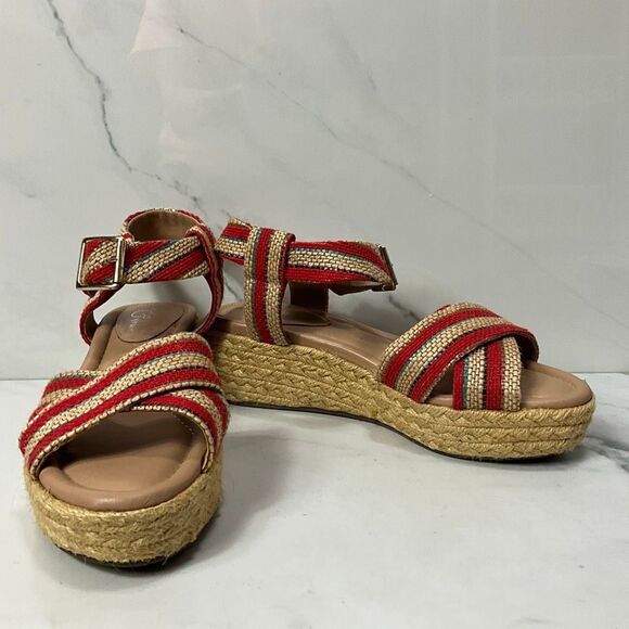 MARKET & SPRUCE Espadrille Wedge Heel Sandals - Picture 2 of 9